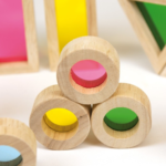 Bloques translúcidos de madera 24 piezas - Imagen 2